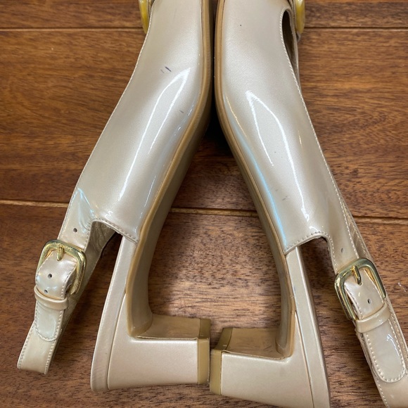 Stuart Weitzman Slingback Peep Toe Shoes - Picture 12 of 16